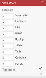 Soru Sayacı screenshot 5