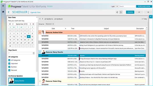 Telerik UI for WinForms Examples screenshot 5