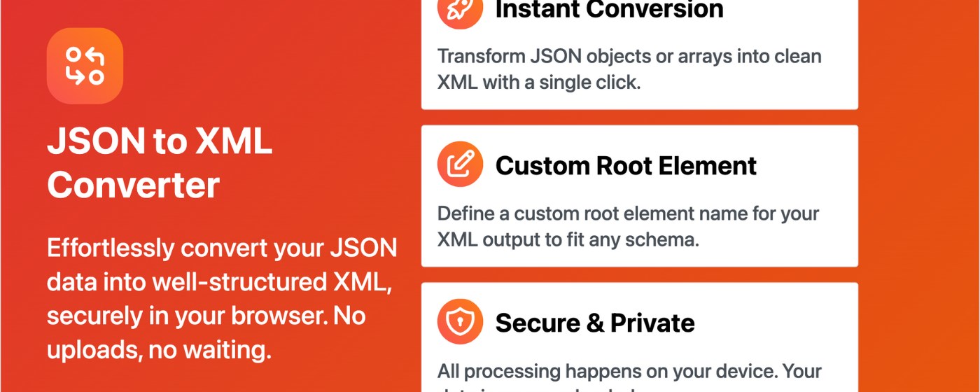 JSON To XML