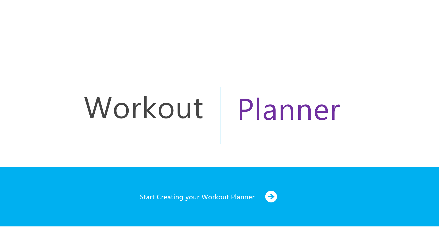 Get Your Workout Planner Microsoft Store