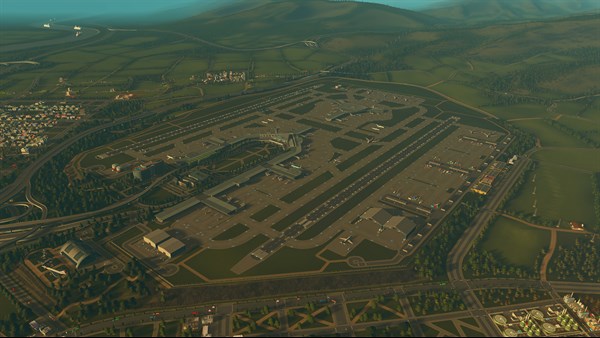 Cities Skylines Remastered Airports screenshot