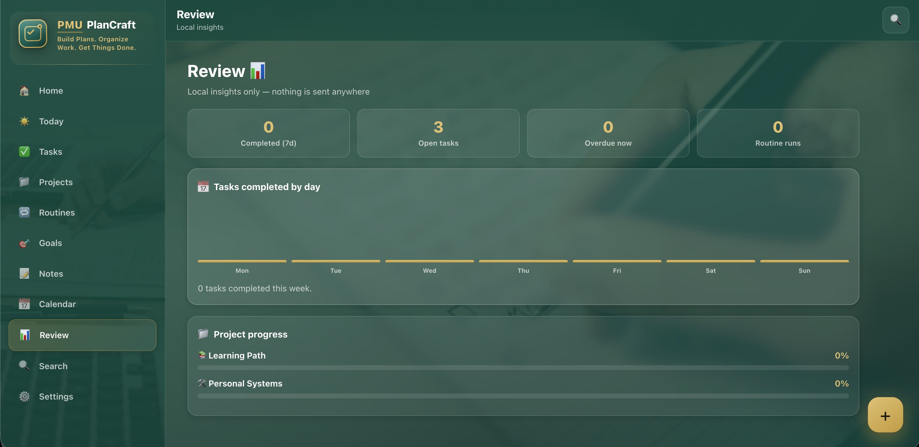 PMU App screenshot