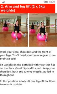 Ball Exercises for fit Pregnancy screenshot 3