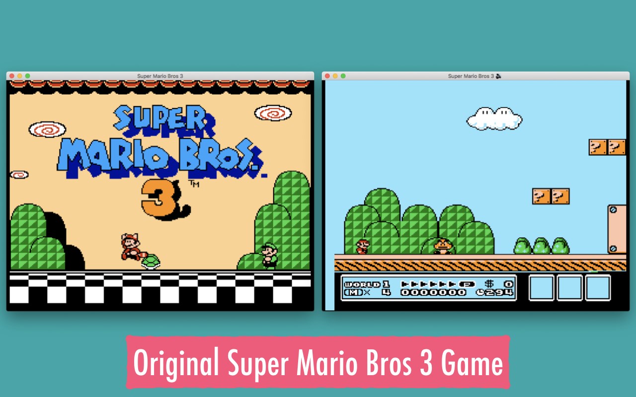 original super mario brothers game