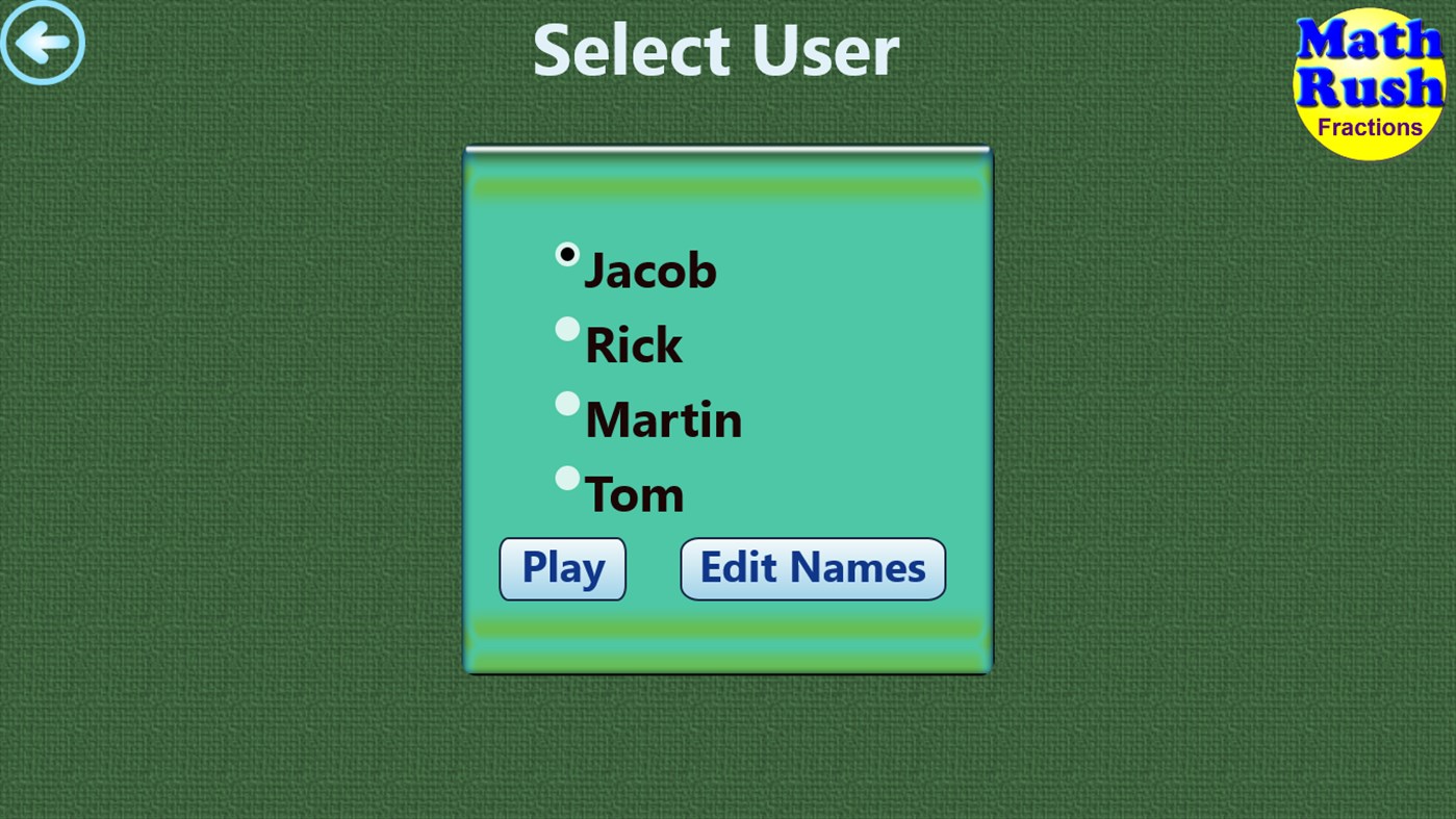 #2. Math Rush Fractions (Windows) Oleh: Balabharathi.com