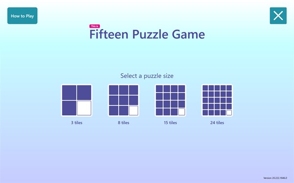 Fifteen Puzzle Game — 4