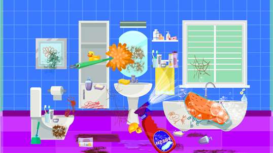 House Clean up - Super Cleaning and Fix it Game for Kids screenshot 4