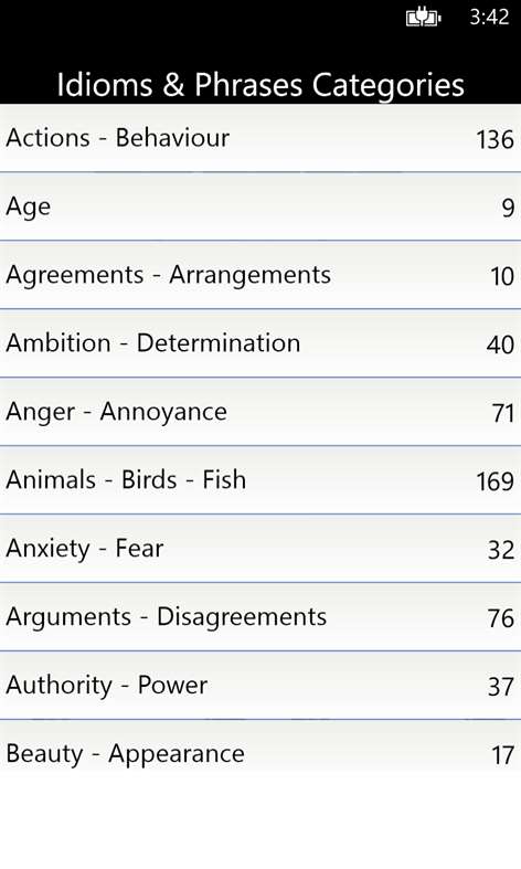 Idioms & Phrases Pro Screenshots 2