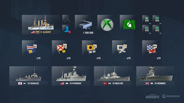 World of Warships — Starter Pack: Albany screenshot 1