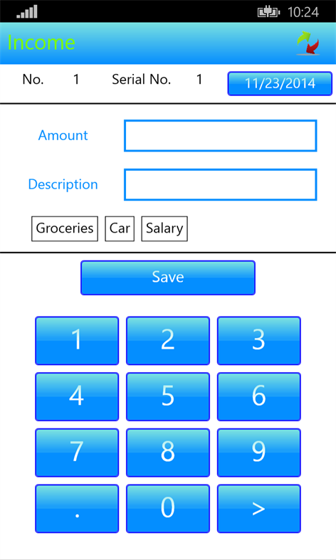 Home Budget Screenshots 2
