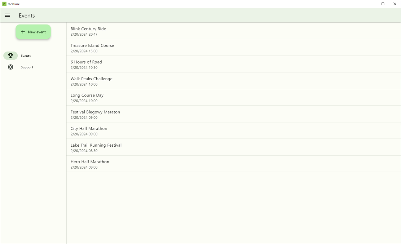 #1. Manage race with RaceTime (Windows) By: Oleg Andrieiev