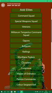 Astra Militarum Builder screenshot 3