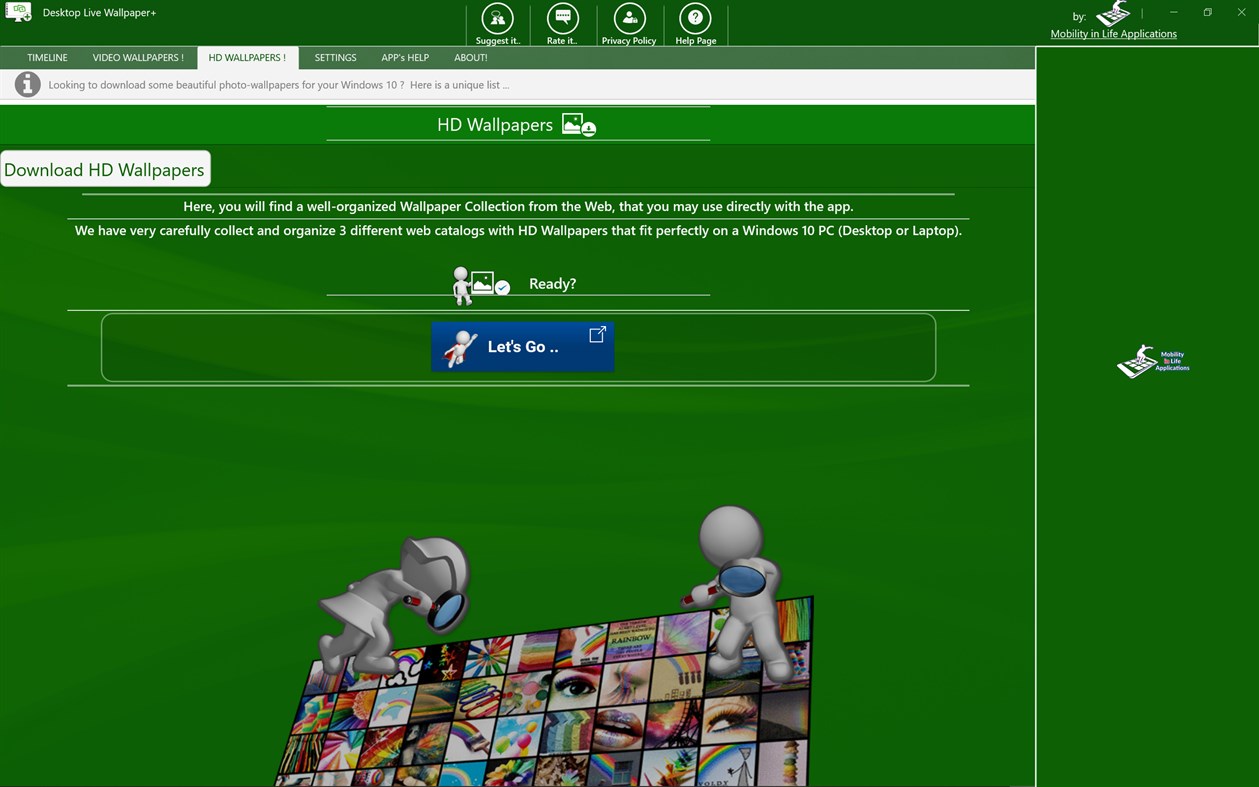 #7. Desktop Live Wallpaper+ (Windows) di: Mobility in Life Applications TEAM
