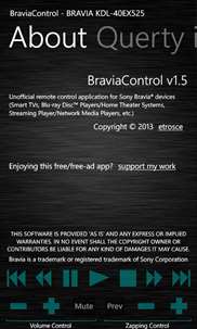 Bravia Control screenshot 5