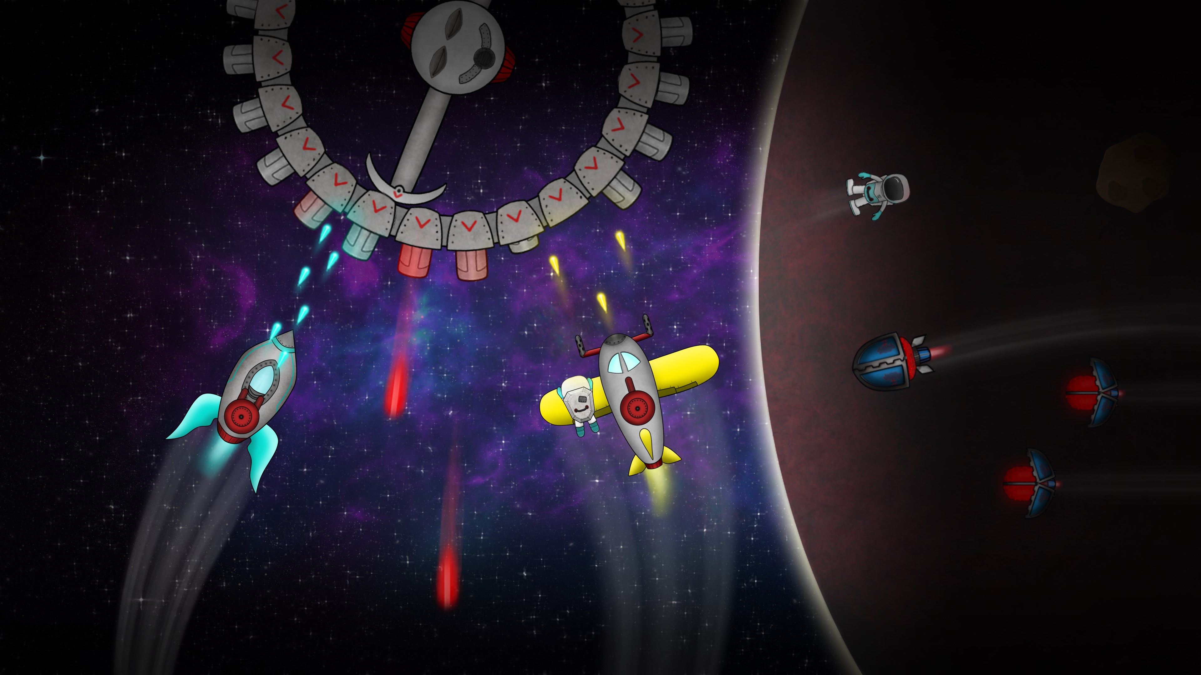 space blaster shooting game