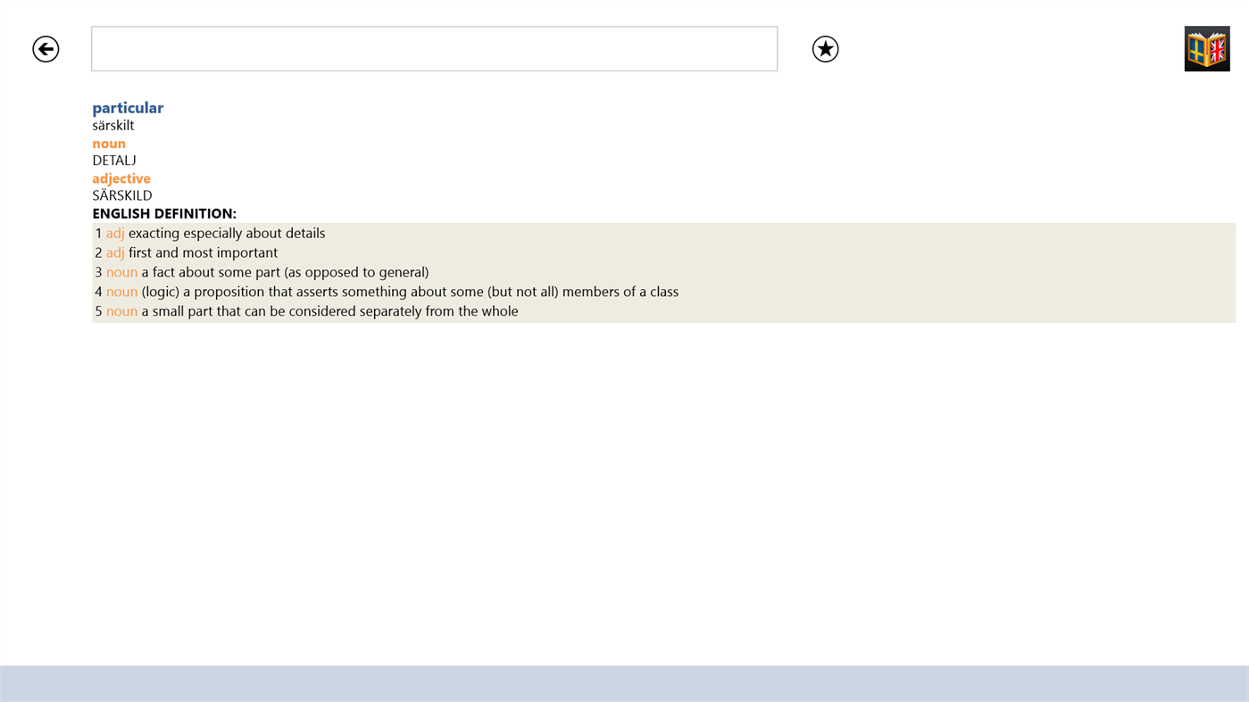#2. Swedish<>English Dictionary (Windows) 由: CODORE OOD
