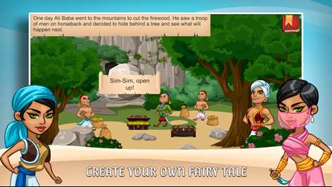 Ali Baba Interactive Story Free - Continuum App Screenshots 1