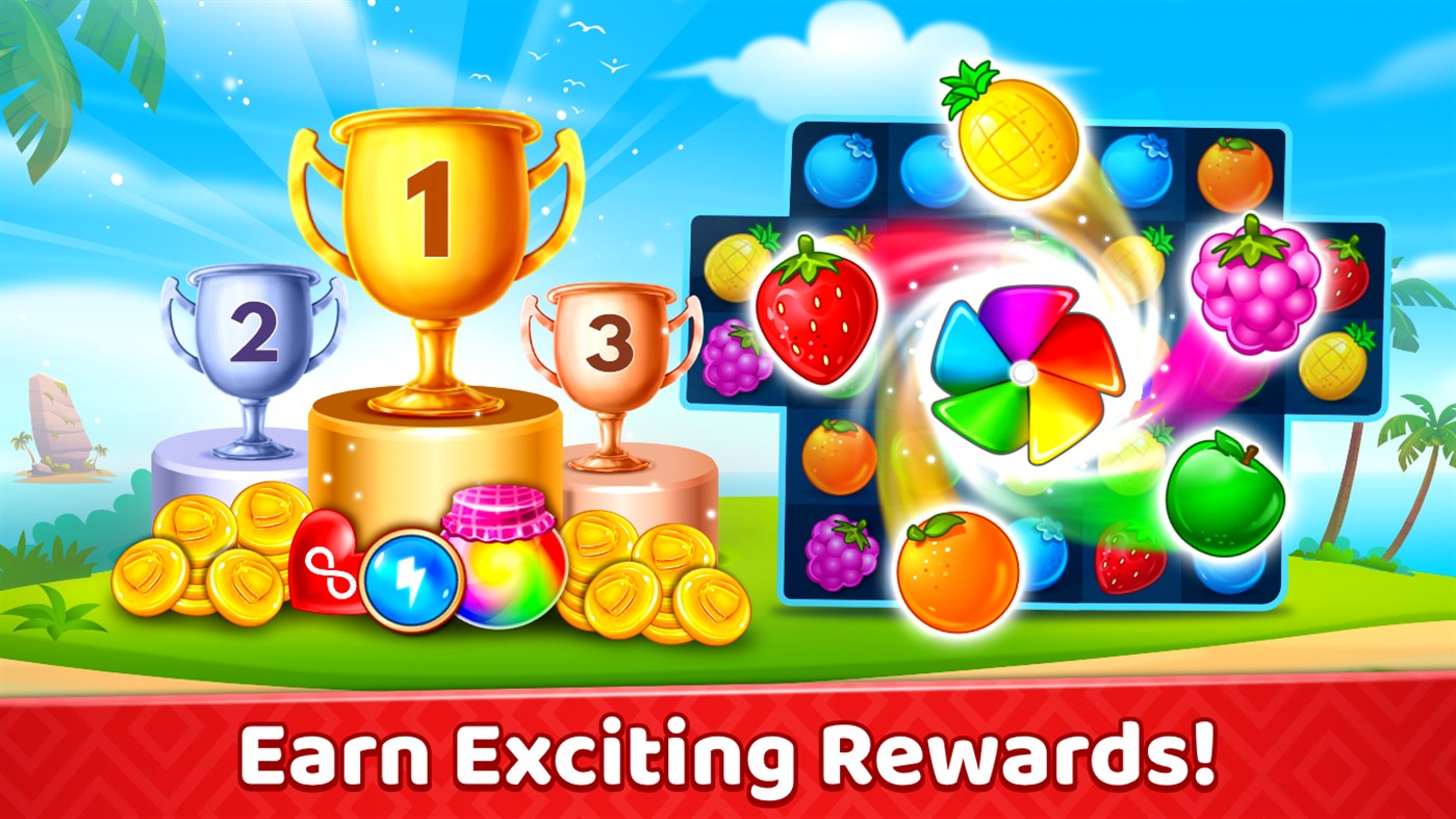 #2. Gummy Paradise: Match 3 Games (Windows) 由: RV AppStudios