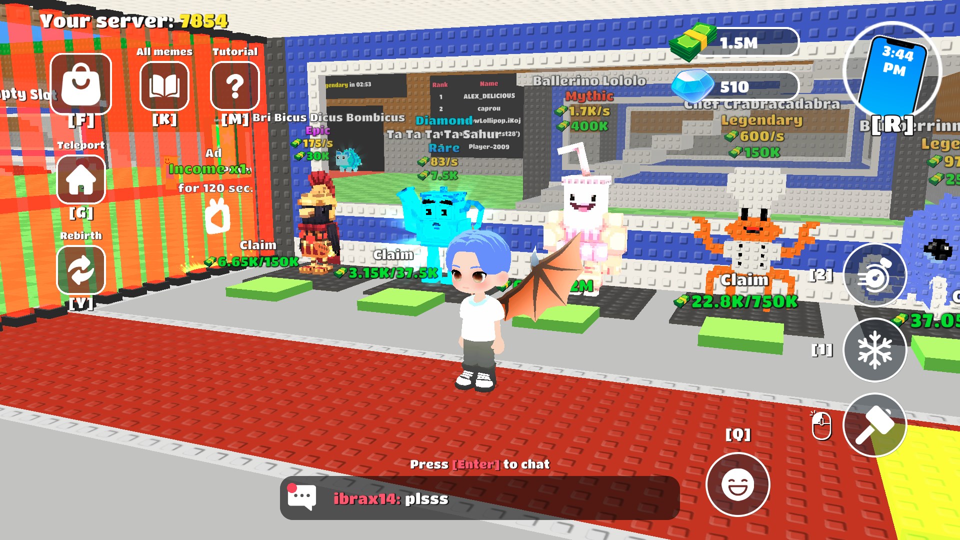 Steal Brainrot Online screenshot