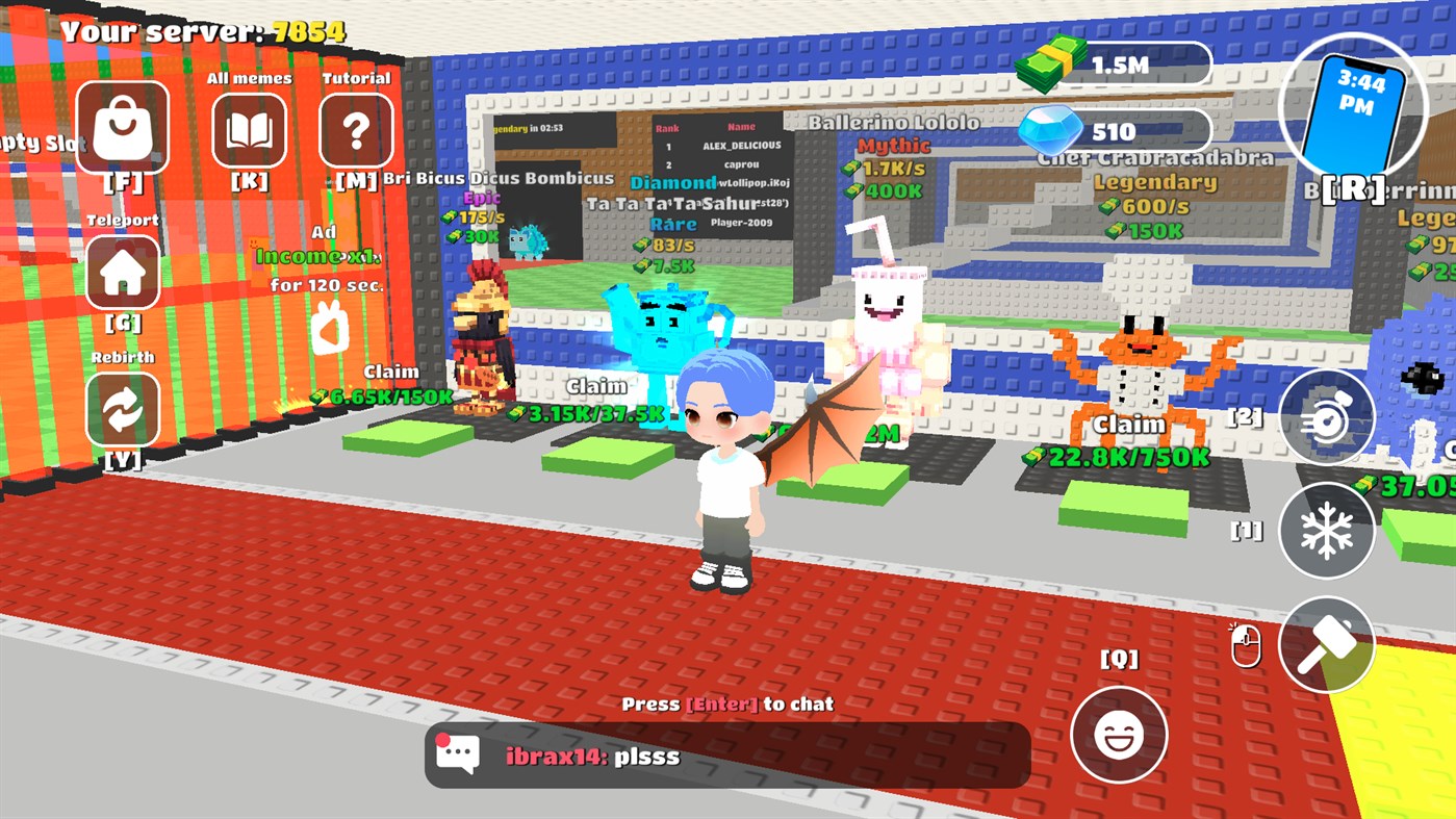 #2. Steal Brainrot Online (Windows) 由: Maxflow BV