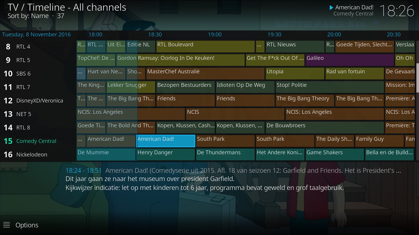 #5. Kodi (Windows) 来自: XBMC Foundation