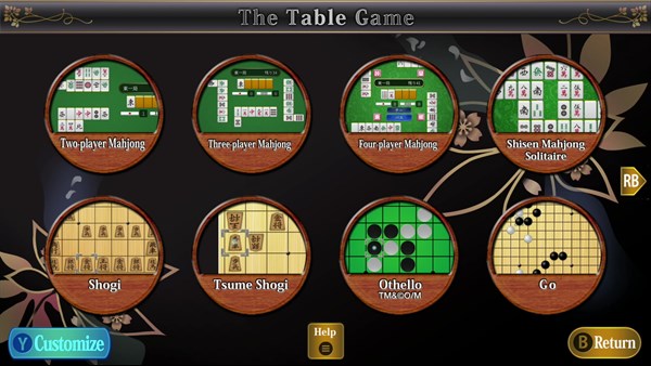 THE Table Game Deluxe Pack -Mahjong, Go, Shogi, Tsume Shogi, Othello, Card, Hanafuda, Shisen Mahjong Solitaire, Chess, Backgammon- — 2
