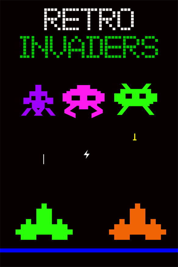 Retro Invaders Xbox Series X|S and Xbox One cover art