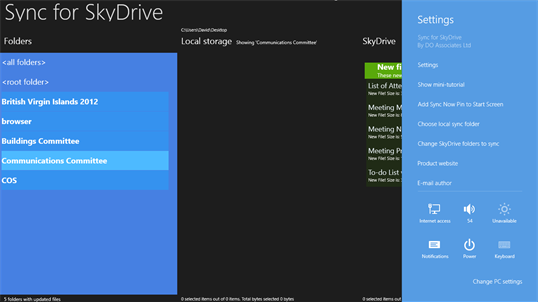Sync for SkyDrive screenshot 7