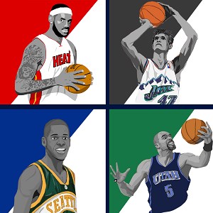 Basketball Super Star Trivia Quiz - Guess The Name Of Basketball player