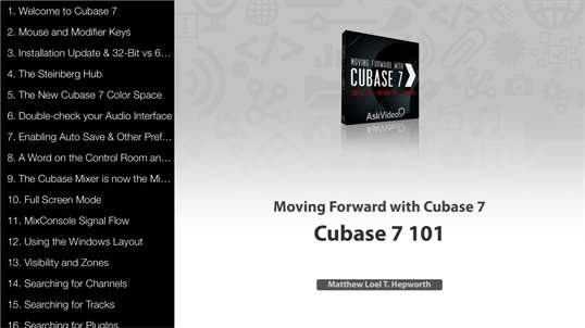 AV for Cubase 7 101 - Moving Forward with Cubase 7 screenshot 6