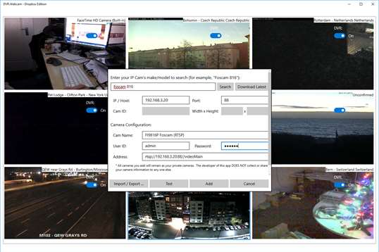 DVR.Webcam - Dropbox Edition screenshot 4