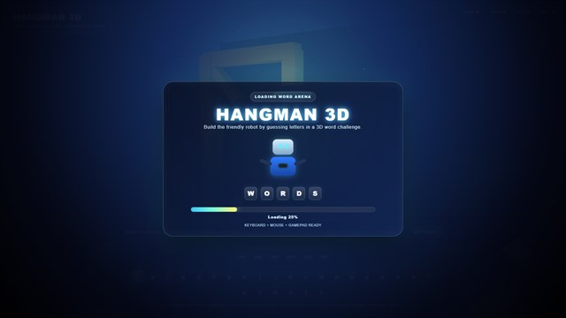 3D Hangman APG screenshot 1