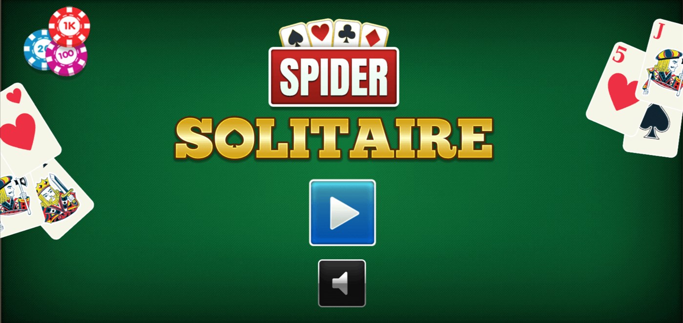 #1. Spider Solitaire by Gamezop (Windows) By: Advergame Technologies Private Limited