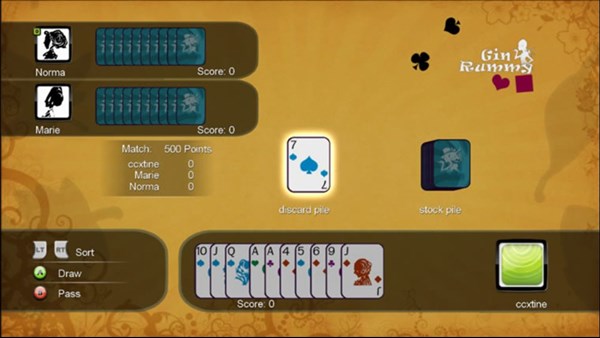 Gin Rummy — 4