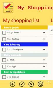 My Shopping List screenshot 1