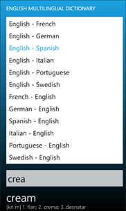 English Multilingual Dictionary screenshot 2