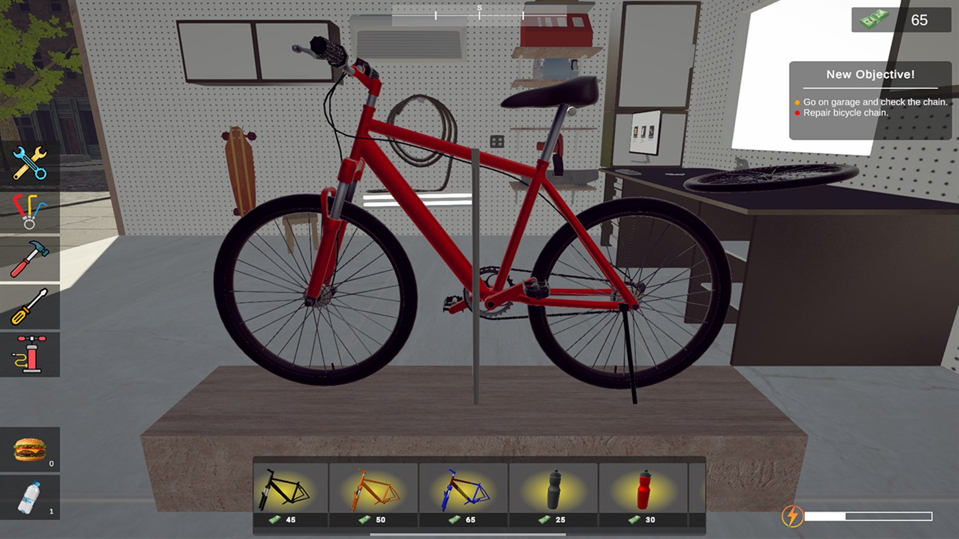 #4. Bicycle Mechanic Simulator BMS (Windows) Oleh: Game Developer20