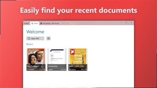 EasyPDF – Free PDF Reader & Viewer screenshot 4