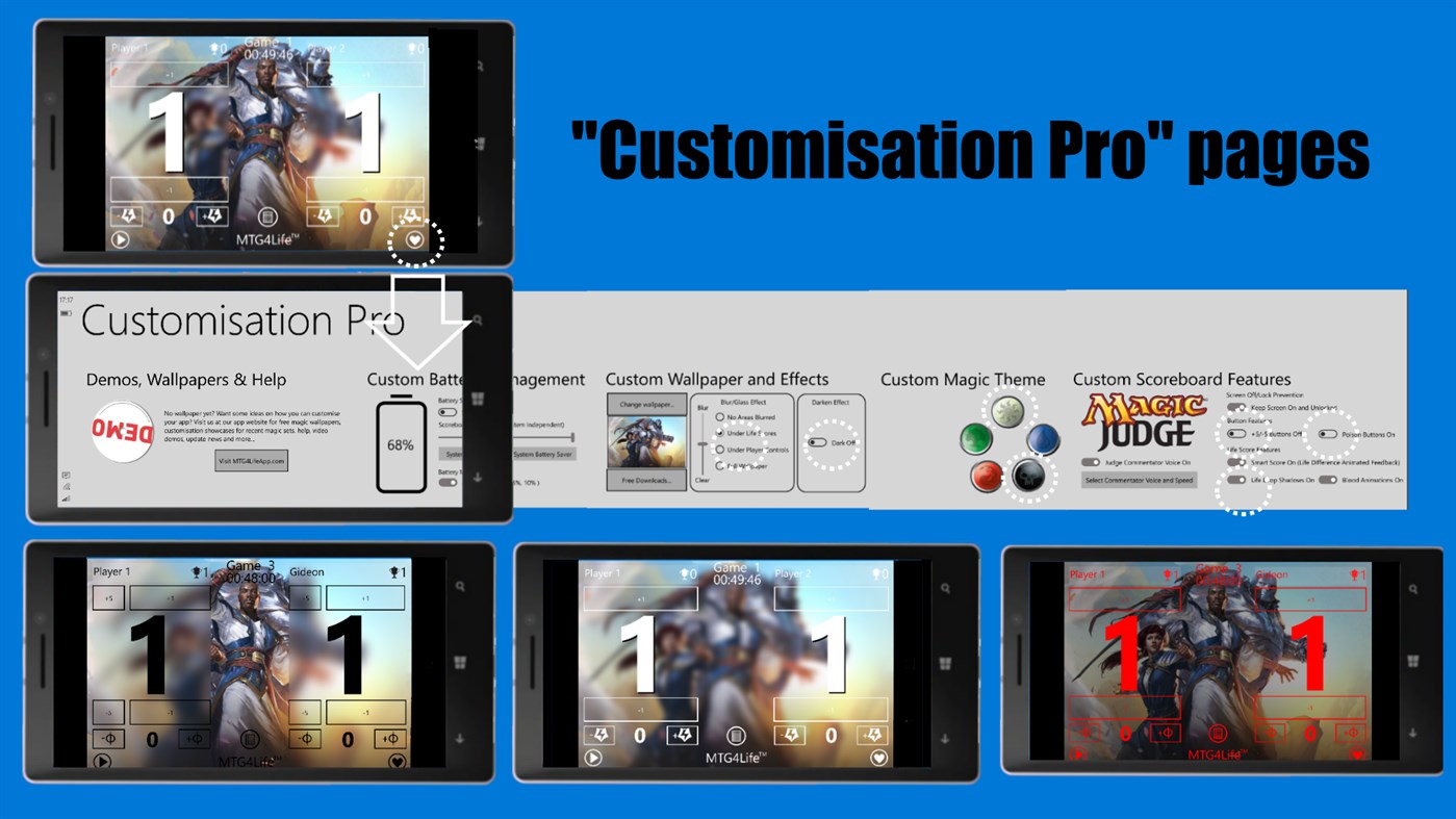 #6. MTG 4 Life (Magic The Gathering Life Counter) (Windows) 来自: Corleone Studios