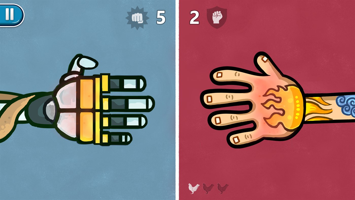 #1. Red Hands – 2-Player Game (Windows) Podle: Peaksel D.O.O. Niš