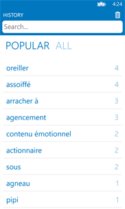 Romanian French dictionary ProDict Free screenshot 6