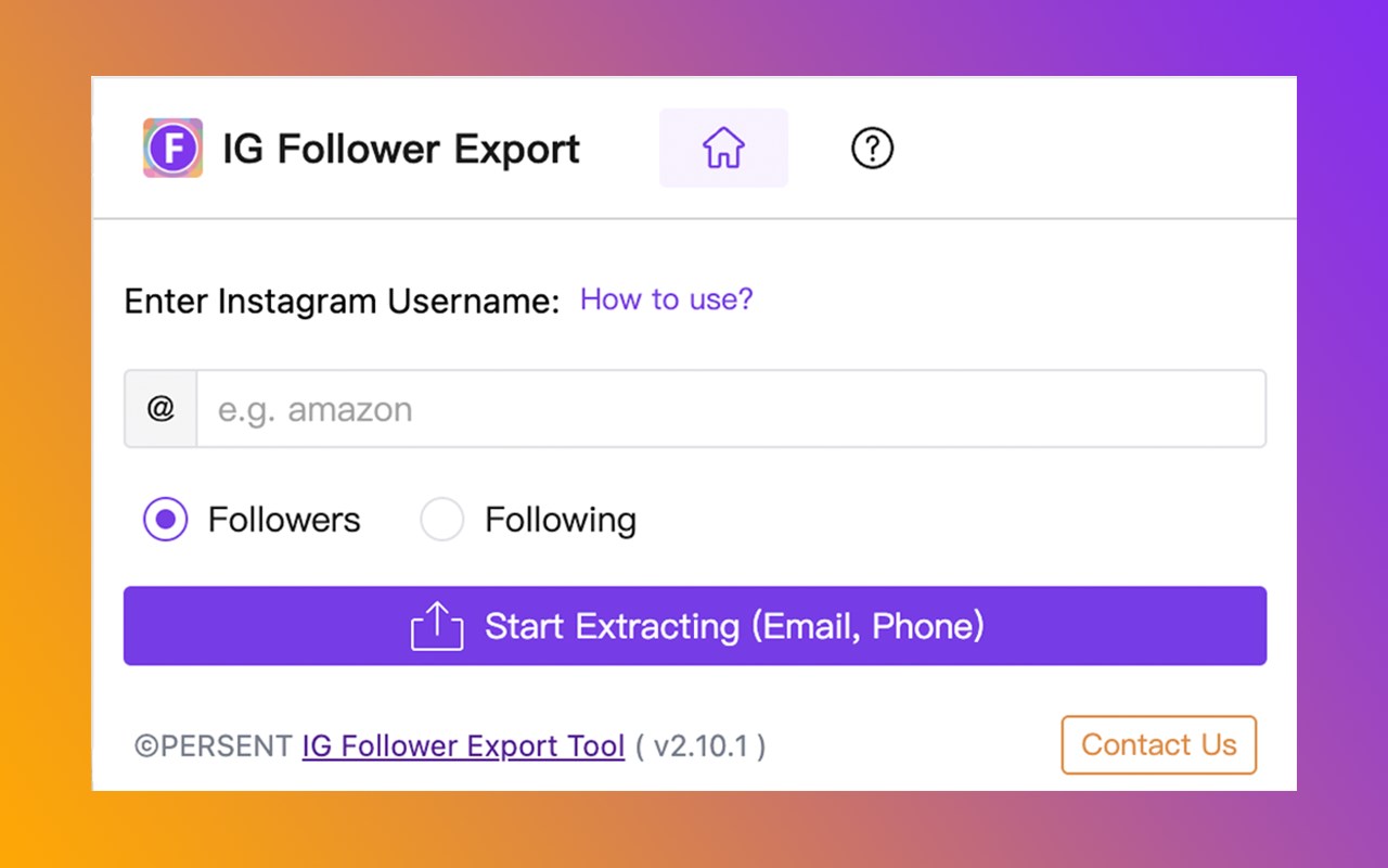 IGFollower Export Tool - Ins Email Extractor