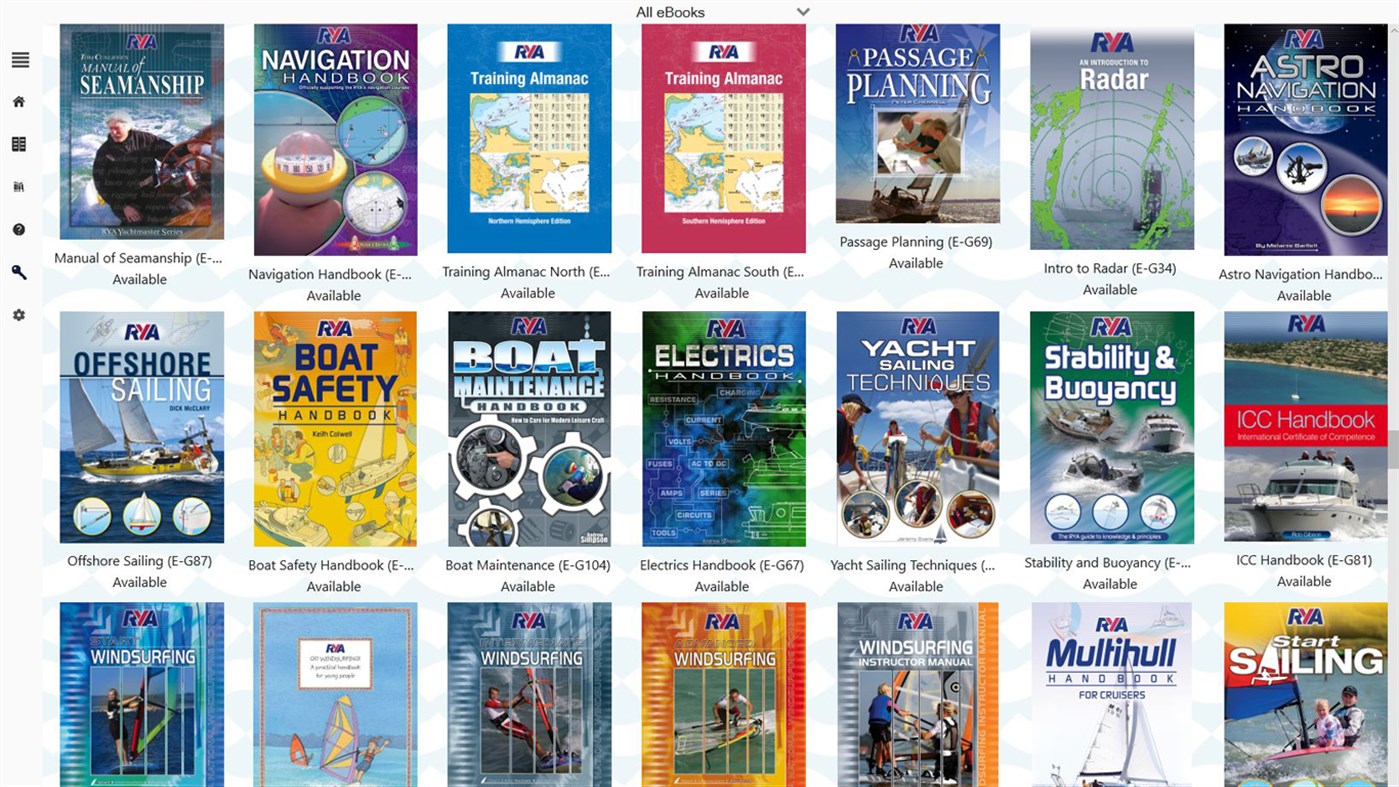 #2. RYA eBooks (Windows) Podle: Royal Yachting Association