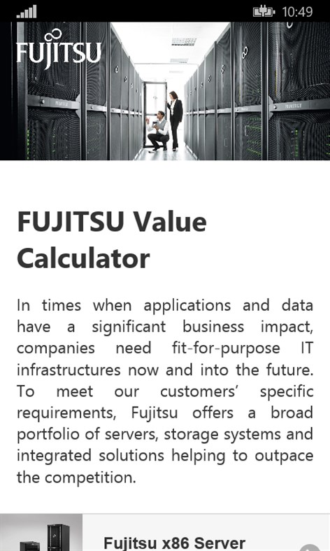 #1. Fujitsu Value Calculator (Windows) Av: unilab AG