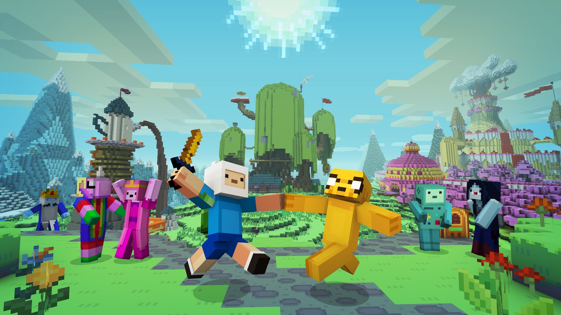 Buy Minecraft Adventure Time Mash Up Microsoft Store - best roblox mashup animations