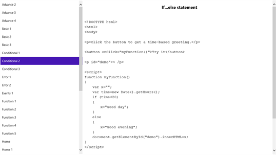 JavaScript Programs screenshot 2