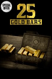 Einmaliges Sonderangebot: 25 Goldbarren