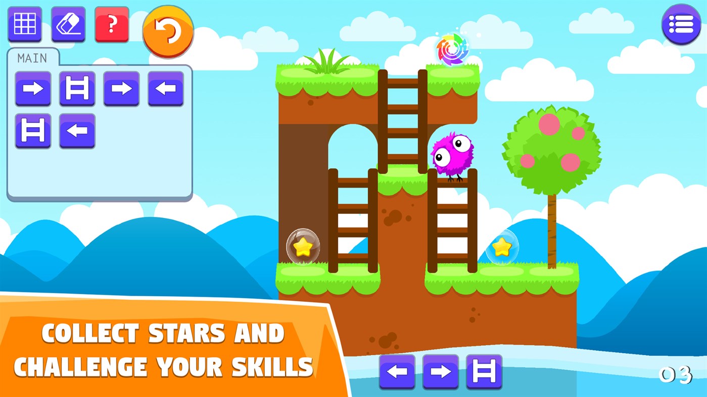 #4. Code Adventures : Coding Puzzles For Kids (Windows) 由: Cyborc Games