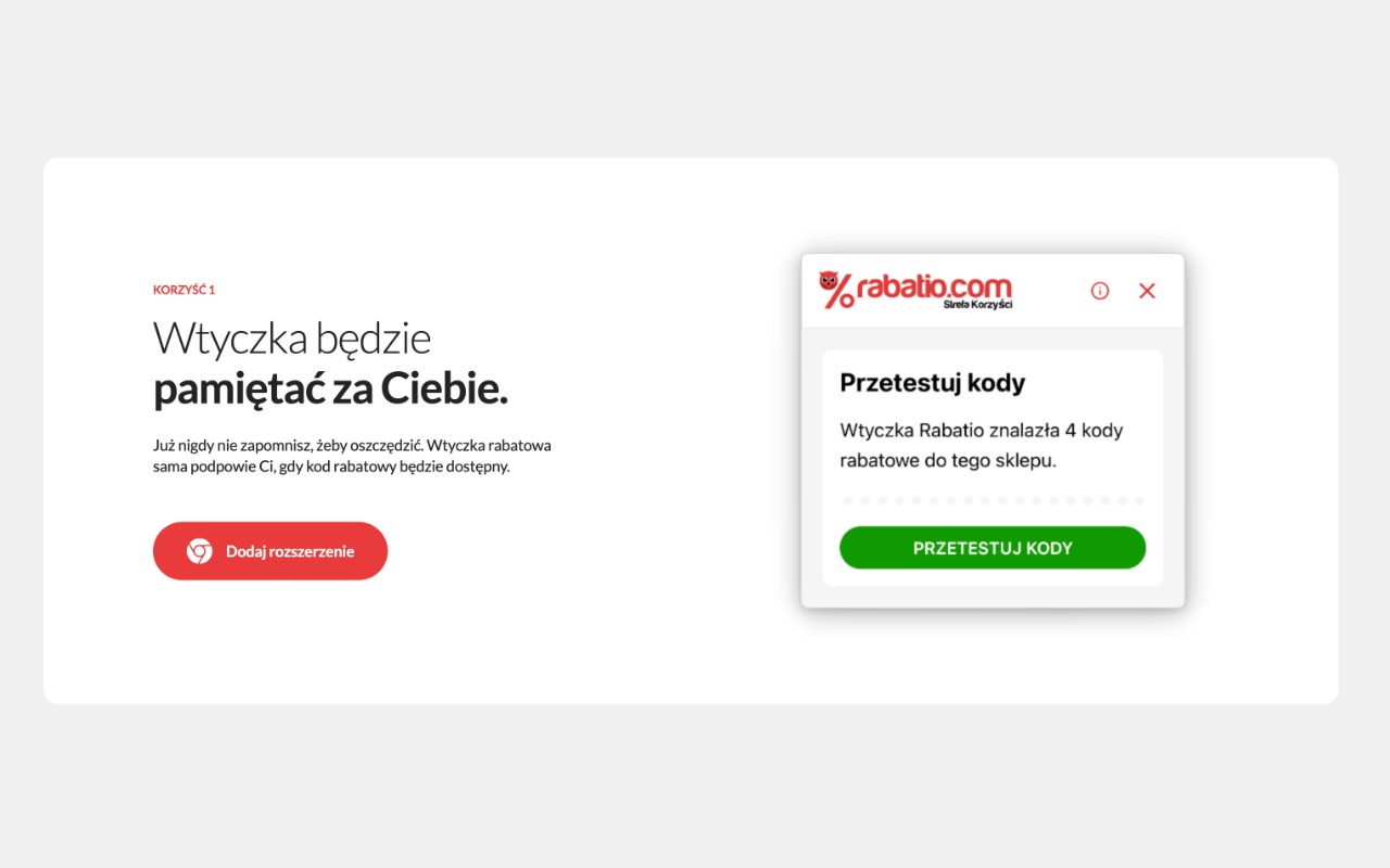 Rabatio.com | kody rabatowe i promocje na Twoje zakupy online