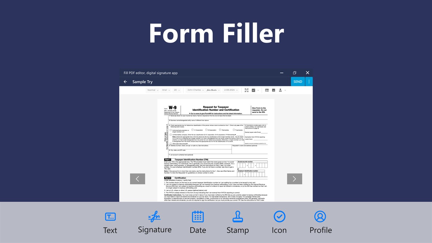 #5. Fill, Sign & Edit PDF: e Signature (Windows) Podle: Amplify Ventures
